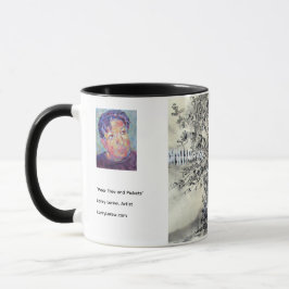 Pear Tree and Pickets / Artist Larry Lerew マグカップ