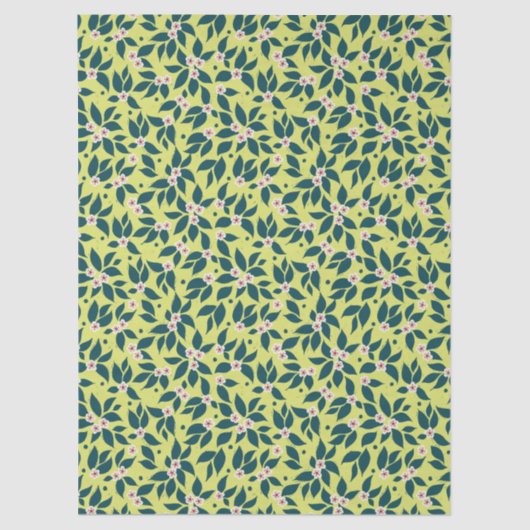 Pear Tree Holiday - Evergreen Tissue Paper 薄葉紙 (正面)