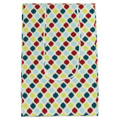 Pear Tree Holiday - Ogee Baubles Harlequin ミディアムペーパーバッグ (裏面)