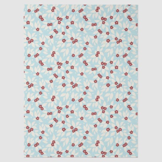 Pear Tree Holiday - Pear blossom - Cranberry Red 薄葉紙 (正面)