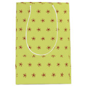 Pear Tree Holiday - Starbright - Bartlett Green ミディアムペーパーバッグ (正面)