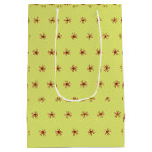 Pear Tree Holiday - Starbright - Bartlett Green ミディアムペーパーバッグ (裏面)