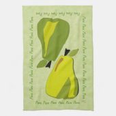 PEARfect洋ナシ（ミント） キッチンタオル (縦)