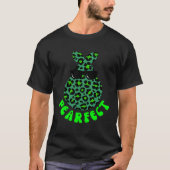 PEARFECT  Pear Fruit Pun Leopard Cheetah Print Tシャツ (正面)