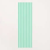 Pearl Aqua Vertical Stripped Yoga Mat ヨガマット (正面)