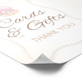 Pearl Baby Shower Game Sign ポスター (角)