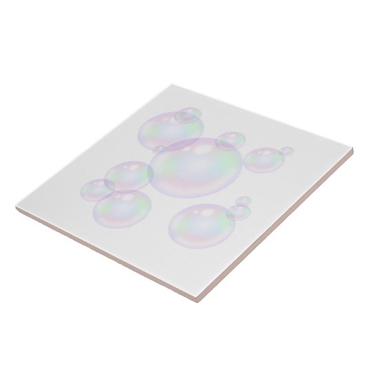 Pearl Bubble Bathroom Wall Art タイル (側面)