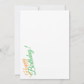 Pearl Crescent butterfly birthday card dh26 (裏面)