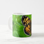 Pearl Crescent butterfly mug ©️dh26 コーヒーマグカップ (正面左)