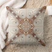 Pearl Embellishments Throw Pillow クッション (ブランケット)