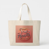 Pearl Glow Suede ラージトートバッグ (裏面)