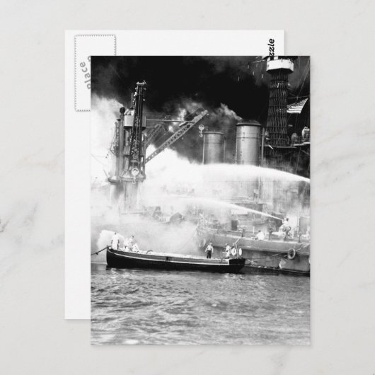 Pearl Harbor、サプライズで撮影_Warイメージ ポストカード (正面/裏面)