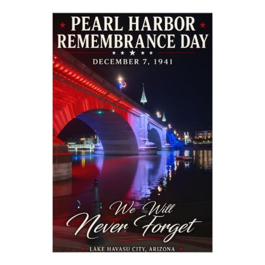Pearl Harbor Remembrance Day フォトプリント (正面)