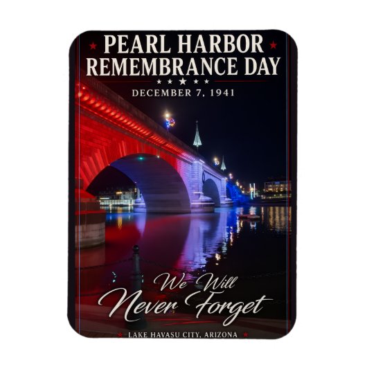Pearl Harbor Remembrance Day マグネット (縦)