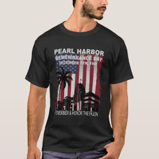 Pearl Harbor Remembrance Day December 7th T-Shirt Tシャツ