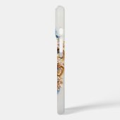 Pearl Heart Glow Luxe ✨ Romantic Elegant Frame Case-Mate iPhoneケース (裏面 / 左)