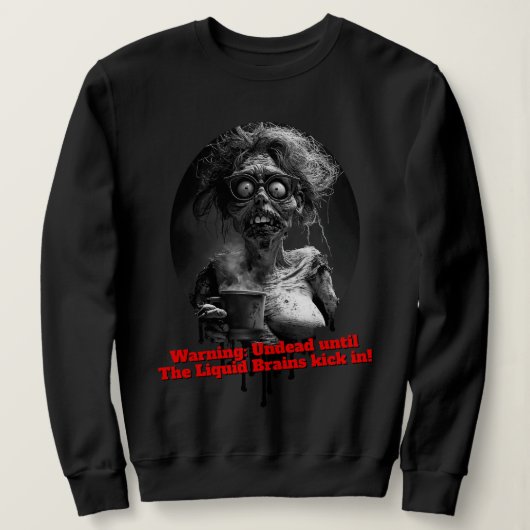 Pearl: Liquid Brain Mornings T-Shirt スウェットシャツ (デザイン正面)