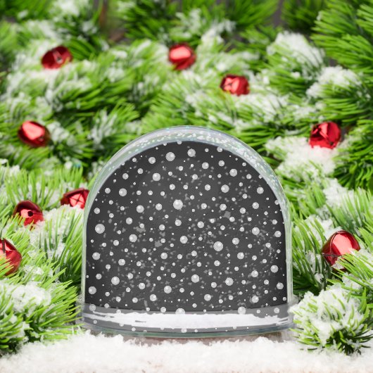 Pearl Pattern on Black Background (クリスマス)