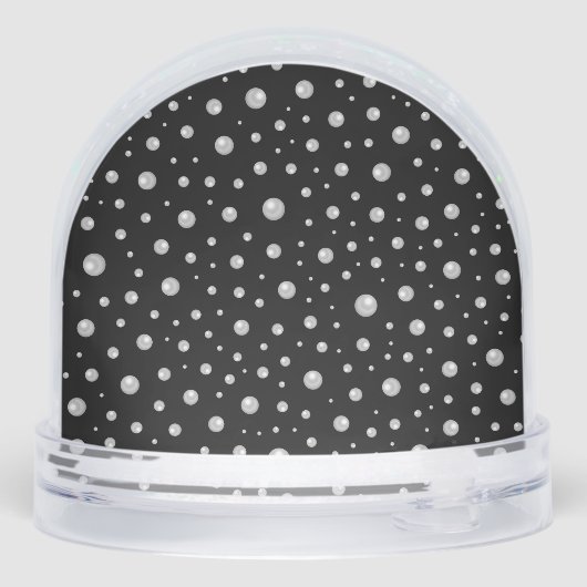 Pearl Pattern on Black Background (裏面)