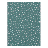 Pearl Pattern on Transformative Teal Background テーブルクロス (正面)