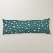 Pearl Pattern on Transformative Teal Background ボディピロー (裏面)