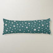 Pearl Pattern on Transformative Teal Background ボディピロー (正面)