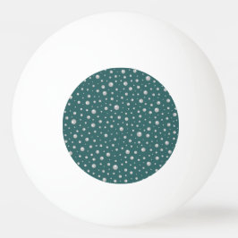 Pearl Pattern on Transformative Teal Background 卓球ボール