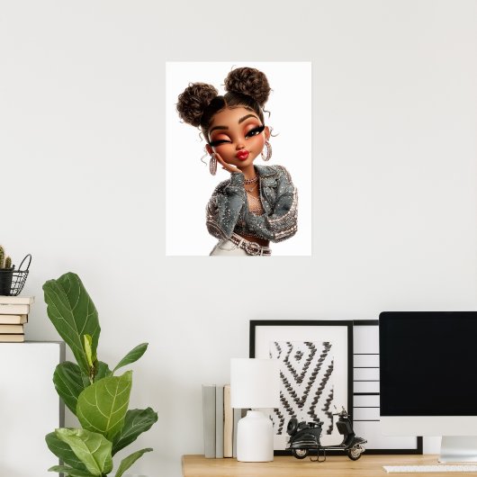 Pearl Pout Print, Value Poster Paper (Semi-Gloss) ポスター (ホームオフィス)