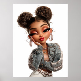 Pearl Pout Print, Value Poster Paper (Semi-Gloss) ポスター