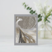 PEARL SPARKLE PEACOCK #1 ポストカード (スタンド正面)