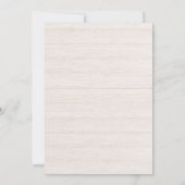 Pearl Sunflower Boots Birthday Invitation 招待状 (裏面)