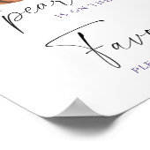 Pearl Under The Sea Baby shower Favors ポスター (角)