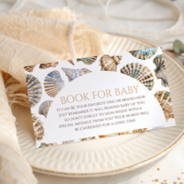 Pearl Under The Sea You Soon Book For Baby Shower エンクロージャーカード