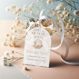 Pearl Under The Sea You Soon Girl Baby Shower ギフトタグ