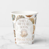 Pearl Under The Sea You Soon Girl Baby Shower 紙コップ (正面)