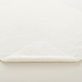 Pearl White Sherpa Blanket for Ultimate Comfort シェルパブランケット (3/4)