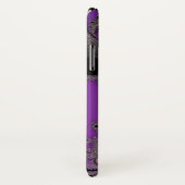 Pearlescent紫色のフラクタルのモノグラムのiPhoneの箱 Case-Mate iPhoneケース (裏面/右)