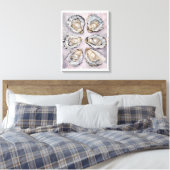 Pearlescent Oyster Art Canvas Wall Art Decor  キャンバスプリント (インサイチュ (寝室))