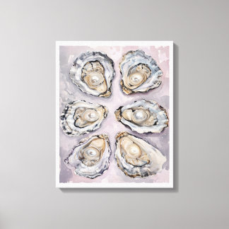 Pearlescent Oyster Art Canvas Wall Art Decor キャンバスプリント