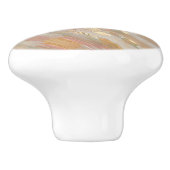 Pearlized Gold, Rose  セラミックノブ (側面)