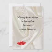 Pearls and Hearts with Personal Photo シーズンカード (裏面)