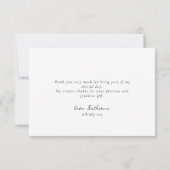 Pearls and Prosecco Bridal Shower サンキューカード (裏面)