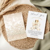 Pearls and Prosecco Bridal Shower  サンキューカード