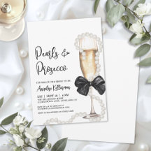 Pearls And Prosecco Bridal Shower