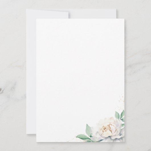 Pearls And Prosecco Bridal Shower 招待状 (裏面)