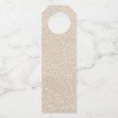 Pearls and Prosecco Bridal Shower Thank you ボトルネックタグ (裏面)