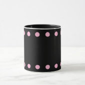Pearls Cocoa & Coffee Mug (Black & Pink) マグカップ (中央)