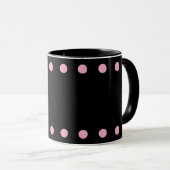 Pearls Cocoa & Coffee Mug (Black & Pink) マグカップ (正面右)