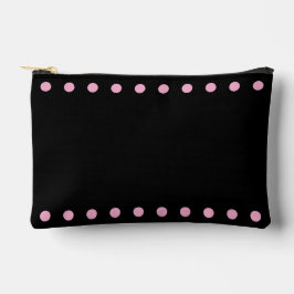Pearls Cosmetic Bag (Black & Pink) アクセサリーポーチ