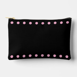 Pearls Cosmetic Bag (Black & Pink) アクセサリーポーチ